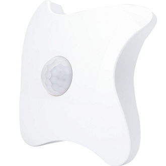 Светильник 9*9 см, LED 1W, 3000K Denkirs DK3053-WH, 1W LED, 3000K. белый Пластик с датчиком движения