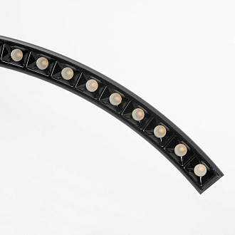 Подвесной светильник 80*35/140 см, 1*LED*55W 4000K Lussole Shoe LSP-0929 черный