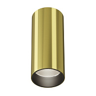 Накладной светильник 5,2*5,2*12,5 см, LED, 12W, 4000К, Maytoni Technical FOCUS LED C056CL-L12W4K-W-BS латунный