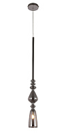 Светильник подвесной 7 см, Crystal Lux LUX NEW SP1 B SMOKE Хром
