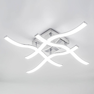 Люстра потолочная светодиодная Citilux Джек CL226131, LED 72W, 3000K, хром