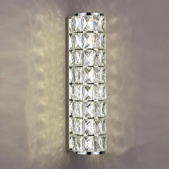 Бра 11,5*11*42 см, 1 LED*8W, 4000 К, Odeon Light Panta, хром 4927/8WL