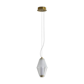 Светильник 17 см, 8W, 3000K, Freya Plum FR6137PL-L6BT, латунь