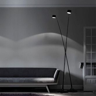 Торшер *40*-200 см, 1*LED*5W, 3000K, LOFT IT Sampei 10374/2000, черный