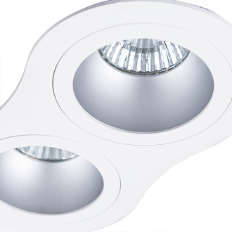 Встраиваемый светильник Arte Lamp ALKES A2161PL-2WH белый, вр 16,4*8,2 см