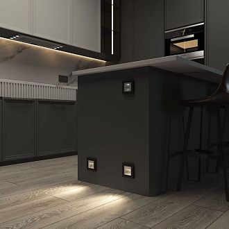 W1155105 Датчик движения 500 Вт, двухпроводный, серебряный матовый Werkel, 4690389205446