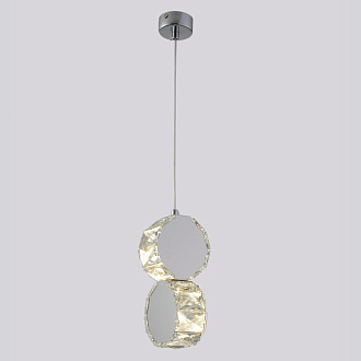 Светильник подвесной 11 см, Crystal Lux BESO SP2, хром