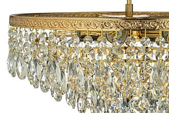 Люстра потолочная *46*25 см, 6*E27*60W, Arti Lampadari Castellana Gold Castellana E 1.3.46.601 G, Золото