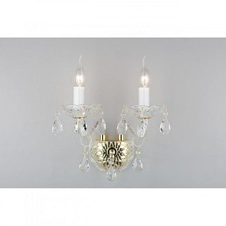 Бра 20*30*30 см, 2*E14, 60W, Aployt Anula APL.810.01.02, золотой