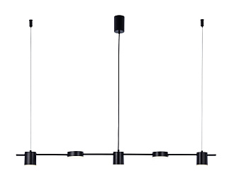 Люстра Карин черный w120*8,5 h120 Led 5*6W (4000K) 07624-5,19