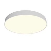 Накладной светильник 60*60*6 см, LED, 90W, 3000К, Maytoni Technical Zon C032CL-90W3K-RD-W белый