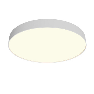 Накладной светильник 60*60*6 см, LED, 90W, 3000К, Maytoni Technical Zon C032CL-90W3K-RD-W белый