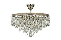 Люстра потолочная *38*32 см, 5*E27*60W, Arti Lampadari Castellana Nickel Castellana E 1.3.38.601 N, Матовый никель