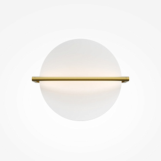 Бра 11,1*34*30 см, LED, 14W, 3000К, Maytoni Mira MOD279WL-L14G3K золотой