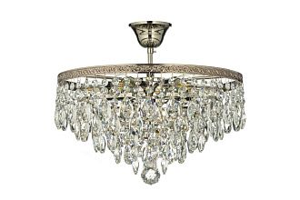Люстра потолочная *38*32 см, 5*E27*60W, Arti Lampadari Castellana Nickel Castellana E 1.3.38.601 N, Матовый никель