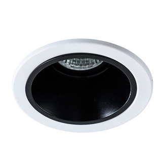 Точечный светильник Arte Lamp A6663PL-1BK черный, вр 9 см