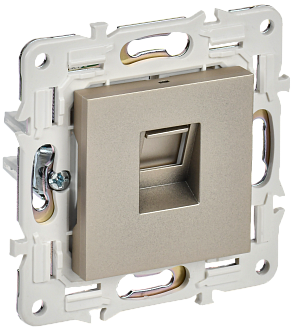 SKANDY Розетка комп. RJ45 кат.5E SK-K01Sh шамп. IEK, SK-K10-1-K37