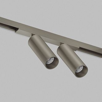 Светильник на шине 17*3,5*13,1 см, *LED*1205Lm, 3000-4000-6000K, Denkirs Shine Spot Zigbee DK5942-DN, темный никель