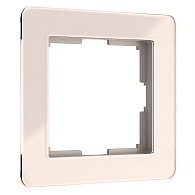 W0012743 Рамка на 1 пост Acrylic, айвори Werkel, 4690389186271