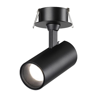 Светильник встраиваемый LED 10,5*5*7 см, LED 15W*4000 К, Novotech Spot Selene, черный, 359226, вр 6 см
