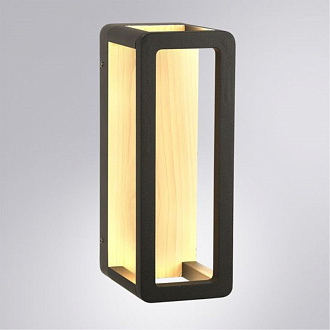 Настенный светильник 23*9*13 см, 1*LED*9W 4000K Arte Lamp Hassaleh A3374AL-1BR коричневый