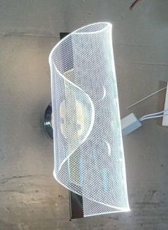 Светильник DZN-13658 ХРОМ  D140/H280/1/LED/8W/4500K 25-01