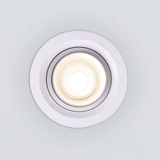 Встраиваемый LED светильник с регулировкой угла освещения 9919 LED 10W 4200K белый Elektrostandard, вр 6,7 см