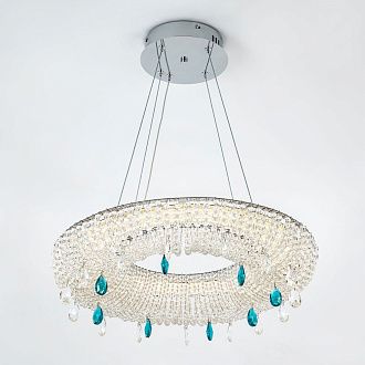Подвесная люстра 50*50*120 см, LED 35W, 3000 / 6000K, Хром MODELUX ML.2306.500