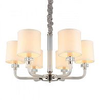 Подвесная люстра 69*65-150 см, 6*E14, 40W, Aployt Mona APL.729.03.06, хром