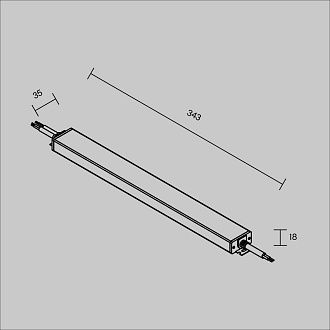 Источник напряжения 24V PSL017-150W-DALI-DT6-IP67 Maytoni Lighting control  725003