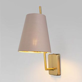 Бра 15*15*33 см, 1*E14*40W, Eurosvet Topanga 60173/1, латунь, a069016