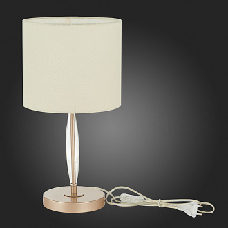 Прикроватная лампа 23 см, 40W,  EVOLUCE  RITA  SLE108004-01  Золотистый