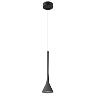 Подвесной светильник 12*150 см, LED, 6W, 4000К, Favourite Klokken 4406-1P черный