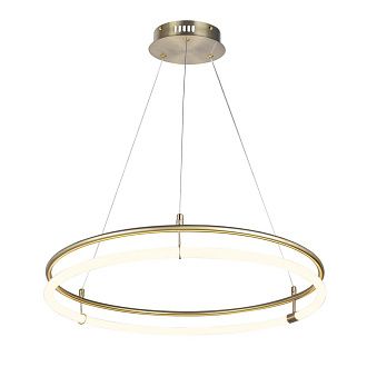 Подвесная люстра 60*20-150 см, 6*LED, 24W, 4000K, Favourite Girth 4629-6P, золотой