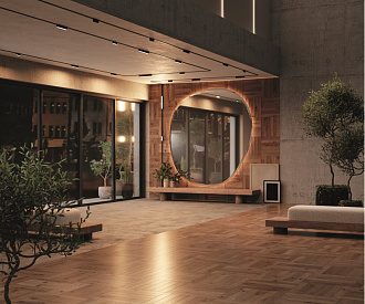Светильник 22 см, 12W, 3000K, Grid Maytoni Basis TR084-1-12W3K-B, черный