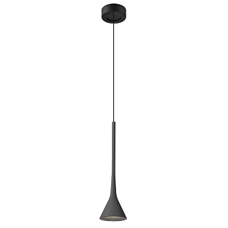 Подвесной светильник 12*150 см, LED, 6W, 4000К, Favourite Klokken 4406-1P черный