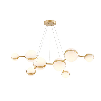 Подвесная люстра 127,5*40*135 см, 8*LED, 60W, 4000К, Favourite Asterismo 4448-8P золотой