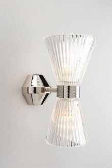Бра 18*14*27 см, 2*E14, 40W, Aployt Elinor APL.801.11.02, хром