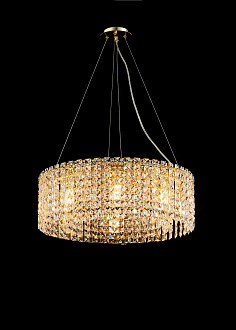 Люстра 600*210, 8*E14, 40W NewRgy Cristallo NW039-ф600*H210 H GOLD, H GOLD