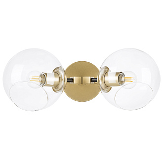 Бра 24 4 см, 2*E27*12W, Золото; Черный Lightstar Beta 785623