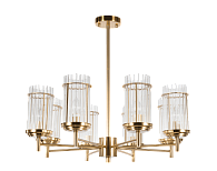 Люстра Ø730 x H320(645), мм, 8*40W (320W), PT BRS(ЛАТУННОЕ ПОКРЫТИЕ) NewRgy 9234P/8 PT BRS