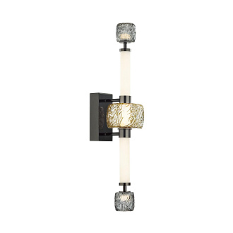 Бра 19,5*13*66,5 см, 1 LED*28W, 3000 К, Odeon Light Kliff, черный 5427/28WL