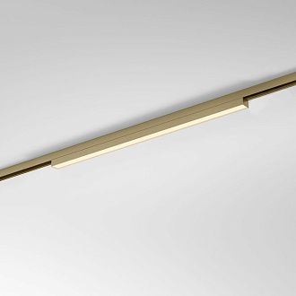 Трековый светильник магнитный 30*2*3 см, LED, 12W, 3000K, Elektrostandard Line Magnetic 85526/01, латунь