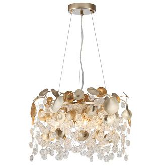 Люстра *46*63,5-133,5 см, 6*E14*40W, Odeon Light COINS 5104/6, золотистый/стекло