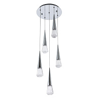 Подвесной светильник 30*30*97 см, LED 15W, 4000K, Хром MODELUX ML.3315.5