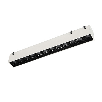 Светильник на шине 32,3*4*4,5 см, LED * 12W, 4000K, Denkirs Belty Grill DK5570-WB, белый