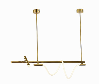 Люстра  1200*1000, LED, 19W 4000K NewRgy LED 2313-DW BRASS, Бронза