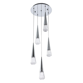 Подвесной светильник 30*30*97 см, LED 15W, 4000K, Хром MODELUX ML.3315.5