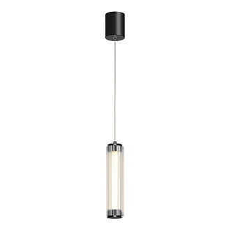 Светильник  подвесной светодиодный BAMBOO 1*LED*8W 4000K ST LUCE SL6224.403.01 черный