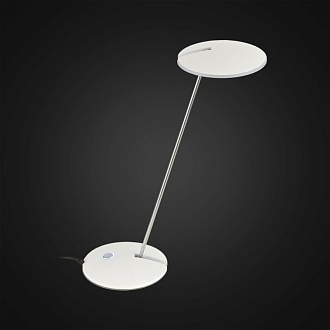 Настольная LED лампа Citilux Ньютон CL803030 с выключателем,хром/белый